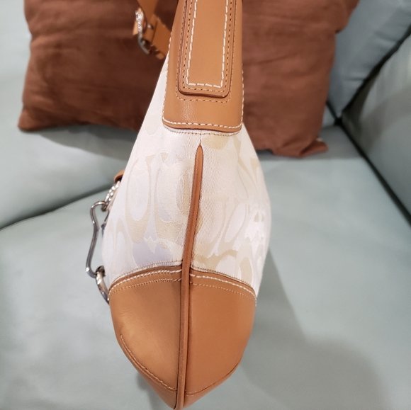 Vintage Coach signature Canvas shoulder bag - Picture 4 of 16